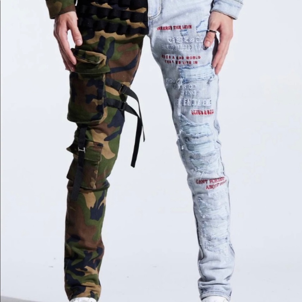Embellish denim